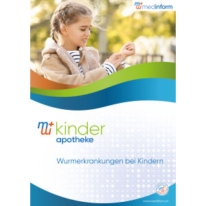Plakat - "Wurmerkrankungen bei Kindern"